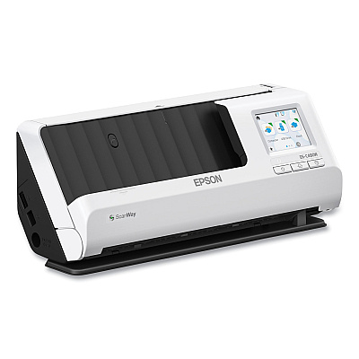 Epson DS-C480W Wireless Color Compact Desktop Document Scanner, 660 dpi Optical Resolution, 20-Sheet Auto Document Feeder (B11B269202)