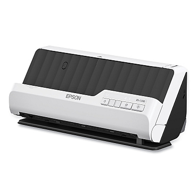Epson DS-C330 Color Compact Desktop Document Scanner, 660 dpi Optical Resolution, 20-Sheet Auto Document Feeder (B11B272201)