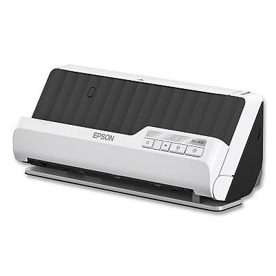 Epson DS-C490 Color Compact Desktop Document Scanner, 660 dpi Optical Resolution, 20-Sheet Auto Document Feeder (B11B271201)