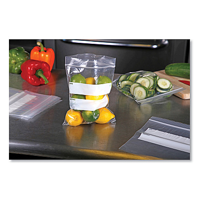 AmerCareRoyal Zipper Bags, Quart, 7" x 7.99", Clear, 500/Carton (RPPZBQ78)