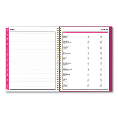 Blue Sky Mahalo Academic Year Create-Your-Own Cover Weekly/Monthly Planner, Floral Artwork, 11 x 8.5, 12-Month (July-June): 2025-2026 (100149)