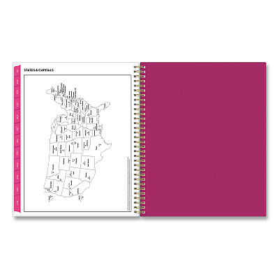 Blue Sky Mahalo Academic Year Create-Your-Own Cover Weekly/Monthly Planner, Floral Artwork, 11 x 8.5, 12-Month (July-June): 2025-2026 (100149)