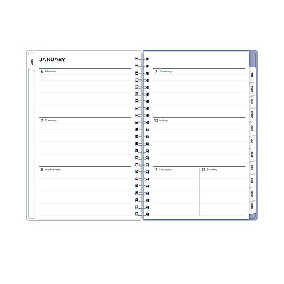 Blue Sky Laila Create-Your-Own Cover Weekly/Monthly Planner, Wildflower Artwork, 8 x 5, Purple/Blue/Pink, 12-Month (Jan to Dec): 2026 (137276)