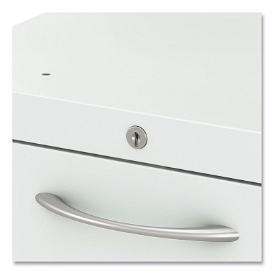 HON Flagship Mobile Pedestal, Left/Right, 2-Drawer: Box/File, Letter, White, 15 x 22.88 x 22 (HON15923ALPJW)