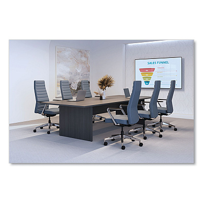 HON Cofi Executive High Back Chair, Supports up to 300 lb, Nimbus Seat, Nimbus Back, Polished Aluminum Base (HONCEUW0PU93C9P)