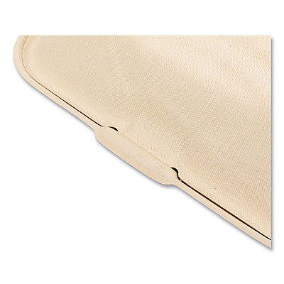 Boardwalk Bagasse PFAS-Free Food Containers, Hoagie/Hinged Lid, 1-Compartment, 6 x 3 x 9, Tan, Bamboo/Sugarcane, 250/Carton (BWKHINGE96NPFA)