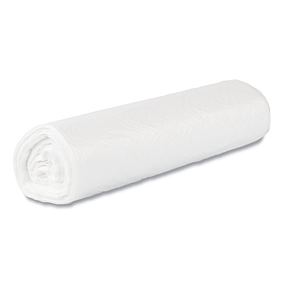 Inteplast Group High-Density Commercial Can Liner Value Pack, 45 gal, 14 mic, 40" x 46", Natural, Interleaved Roll, 25 Bags/Roll, 10 Rolls/CT (IBSVALH4048N16)