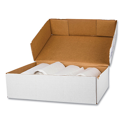 Inteplast Group High-Density Commercial Can Liner Value Pack, 30 gal, 9 mic, 30" x 36", Natural, Interleaved Roll, 25 Bags/Roll, 20 Rolls/CT (IBSVALH3037N10)