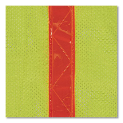 ergodyne GloWear 8080BAX Non-Certified X-Back Hi-Vis Safety Vest, Polyester, One Size Fits Most, Lime/Orange (EGO26040)
