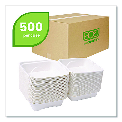 Eco-Products GreenStripe Cold Cup Flat Lids, Fits 9 oz to 24 oz Cups, Clear, 100/Pack, 10 Packs/Carton (ECOEPFLCC)