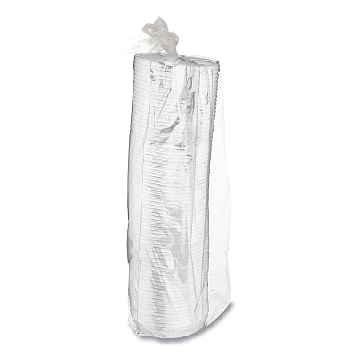 Eco-Products EcoLid 25% Recycled Content Hot Cup Lid, White, Fits 8 oz Hot Cups, 100/Pack, 10 Packs/Carton (ECOEPHL8WR)