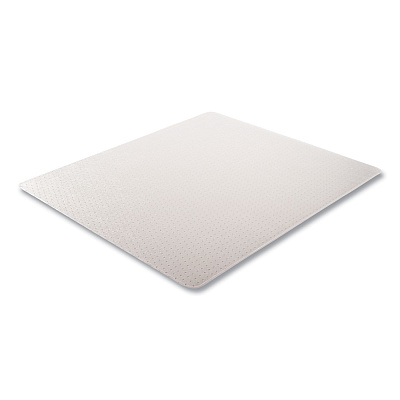 deflecto DuraMat Moderate Use Chair Mat for Low Pile Carpeting, Rectangular, 46 x 60, Clear, 50/Pallet (DEFCM13443FB50)