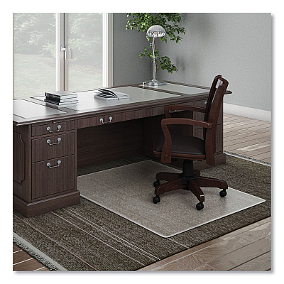 deflecto ExecuMat Carpet Chair Mat, Rectangular, 46 x 60, Clear (DEFCM17443FCOM)