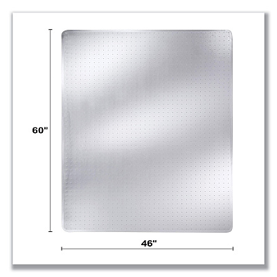 deflecto ExecuMat Carpet Chair Mat, Rectangular, 46 x 60, Clear (DEFCM17443FCOM)