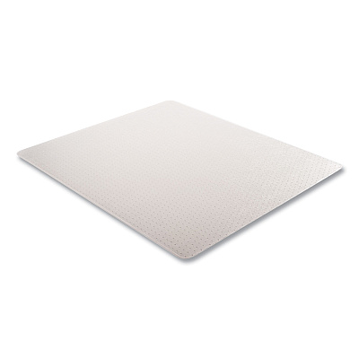 deflecto DuraMat Moderate Use Chair Mat for Low Pile Carpeting, Rectangular, 46 x 60, Clear, 25/Pallet (DEFCM13443FB25)
