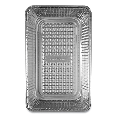 HFA JIF-FOIL Full-Steam Table Pan, Full Size Deep, 55 Gauge, 3.19" Deep, 12.81 x 20.75, 50/Carton (HFA8550)