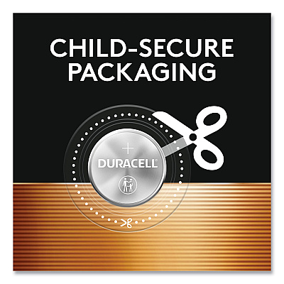 Duracell Lithium Coin Batteries With Bitterant, 2032, 6/Pack (DURDL2032B6PK)