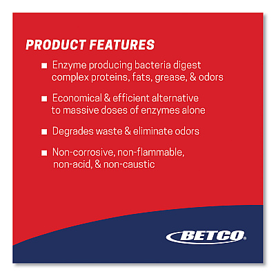 Betco Green Earth Push Enzyme Multipurpose Cleaner, Mint Scent, 1 gal Bottle, 4/Carton (BET1330400)