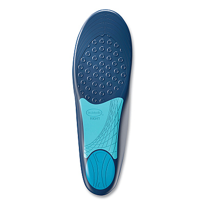 Dr. Scholl's PlantarFasciitisAll Day Pain Relief Orthotics for Women, Women Size 6 to 10, Blue (DSC59038)