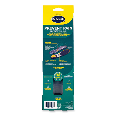 Dr. Scholl's Prevent Pain Protective Insoles for Women, Women's Size 6 to 10, Purple (DSC00329)
