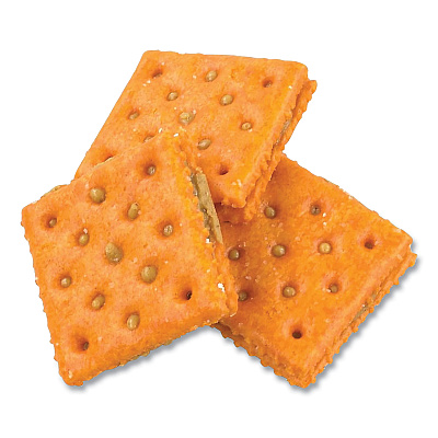 Lance Toast Cheese Crackers, Peanut Butter, 1.5 oz Packet, 24/Box (OFXSN40653)
