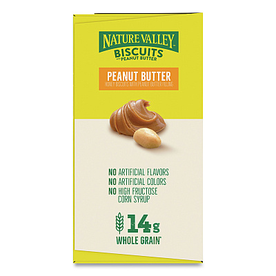 Nature Valley Biscuits, Peanut Butter, 1.35 oz Packet, 16/Box (OFXSN47878)