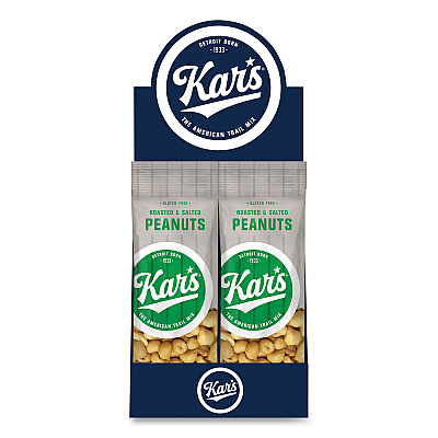 Kar's Peanuts, Salted, 2.5 oz Packet, 12/Box (OFXSN08237)