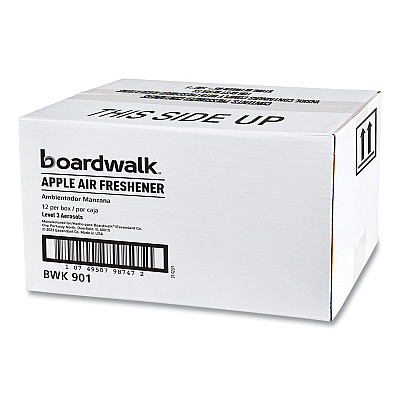 Boardwalk Metered Air Freshener Refill, Apple Harvest, 7 oz Aerosol Spray, 12/Carton (BWK901)