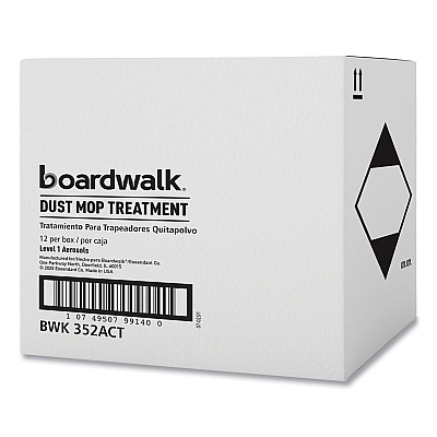 Boardwalk Dust Mop Treatment, Pine Scent, 17 oz Aerosol Spray, 12/Carton (BWK352ACT)