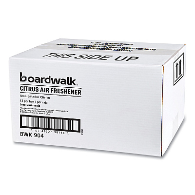 Boardwalk Metered Air Freshener Refill, Citrus Sunrise, 7 oz Aerosol Spray, 12/Carton (BWK904)