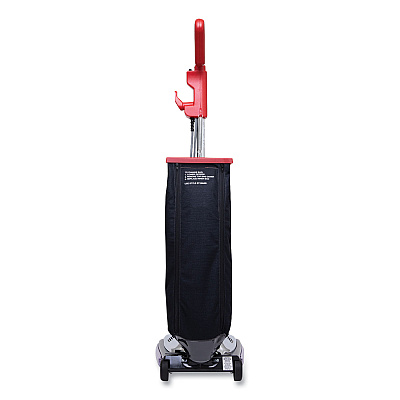 Sanitaire TRADITION QuietClean Upright Vacuum SC889A, 12" Cleaning Path, Gray/Red/Black (EURSC889D)