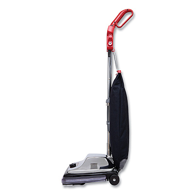 Sanitaire TRADITION QuietClean Upright Vacuum SC889A, 12" Cleaning Path, Gray/Red/Black (EURSC889D)