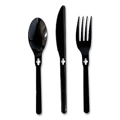 Knife WeGo Polystyrene, Knife, Black, 1000/Carton (WEG54101102)