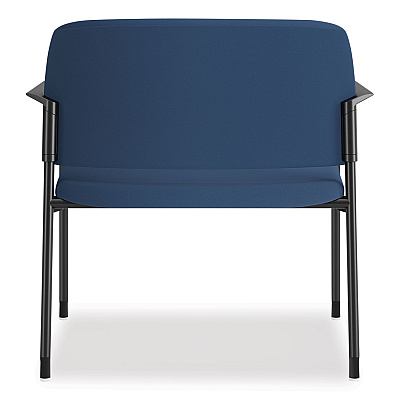 HON Accommodate Series Bariatric Chair with Arms, 33.5" x 21.5" x 32.5", Elysian Seat, Elysian Back, Charblack Legs (HONSB50FESX04CB)