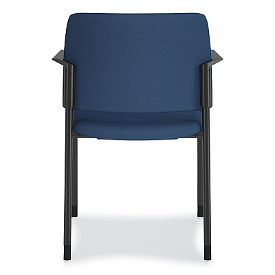 HON Accommodate Series Guest Chair with Arms, Vinyl Upholstery, 23.5" x 22.25" x 32", Elysian Seat/Back, Charblack Legs, 2/Carton (HONSGS6FBSX04CB)