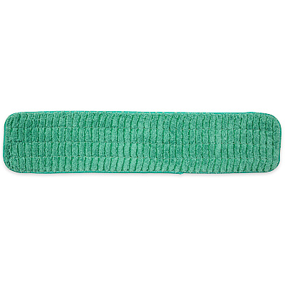 Scrubbing Wet Flat Mop - 24", Green, Pack Of 12 (PNP-M800024G)