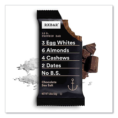 RXBAR Adult Bars, Assorted Flavors, 1.83 oz Bar, 5 Bars/Pack, 3 Packs/Carton (GRR60000771)