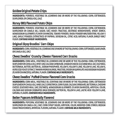Wise Grab and Snack Variety Pack, Assorted Flavors, 50/Pack (GRR22002063)