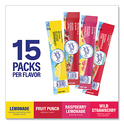 Crystal Light Variety Pack, Assorted Flavors, 60/Pack (GRR22002054)