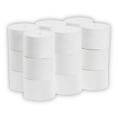 Georgia Pacific Professional Angel Soft ps Compact Coreless Premium Bathroom Tissue, 2-Ply, White, 660 Sheets/Roll, 18/Carton (GPC19379)