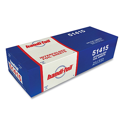 HFA Interfolded Foil Sheets, 10.75 x 14, 500 Sheets/Box, 6 Boxes/Carton (HFA51415)
