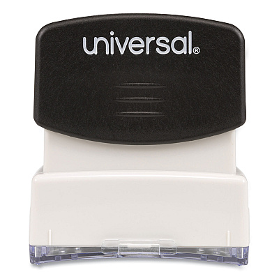 Universal Message Stamp, APPROVED, Pre-Inked One-Color, Blue (UNV10043)