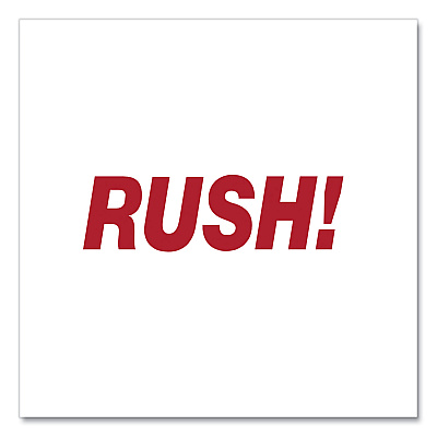 Universal Message Stamp, RUSH, Pre-Inked One-Color, Red (UNV10069)