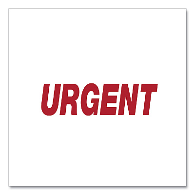 Universal Message Stamp, URGENT, Pre-Inked One-Color, Red (UNV10070)