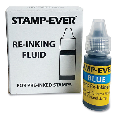 Trodat Refill Ink for Clik! and Universal Stamps, 7 mL Bottle, Blue (USSIB61)