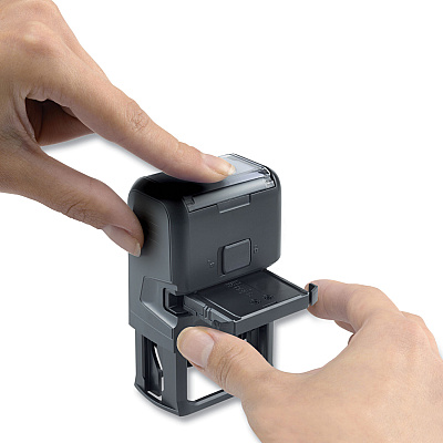 T4727 Printy Replacement Pad for Trodat Self-Inking Stamps, 1.63" x 2.5", Black (USSP4727BK)