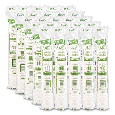 Dart High-Impact Polystyrene Cold Cups, 7 oz, Translucent, Clear, 100/Pack (DCCY7PK)