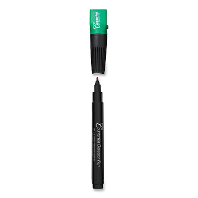 Dri-Mark Counterfeit Money Detection System, UV Light; Watermark Detector; Color Change Ink, U.S. Currency, 0.8 x 0.8 x 6, Black/Green (DRI351UV6)
