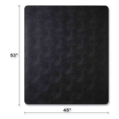 deflecto Ergonomic Sit Stand Mat, 53 x 45, Black, 25/Pallet (DEFCM24242BSS25)