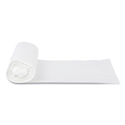 Inteplast Group High-Density Commercial Can Liners, 30 gal, 10 mic, 30" x 37", Clear, Interleaved Roll, 25 Bags/Roll, 20 Rolls/Carton (IBSS303710N)